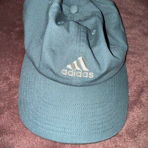 Teal adidas hat